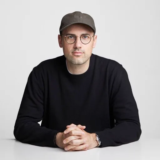 Person sitting with a book and sweater.